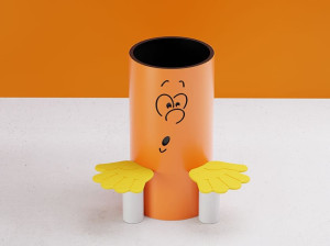 Плантатор с сиденьями для детей из оцинкованной стали