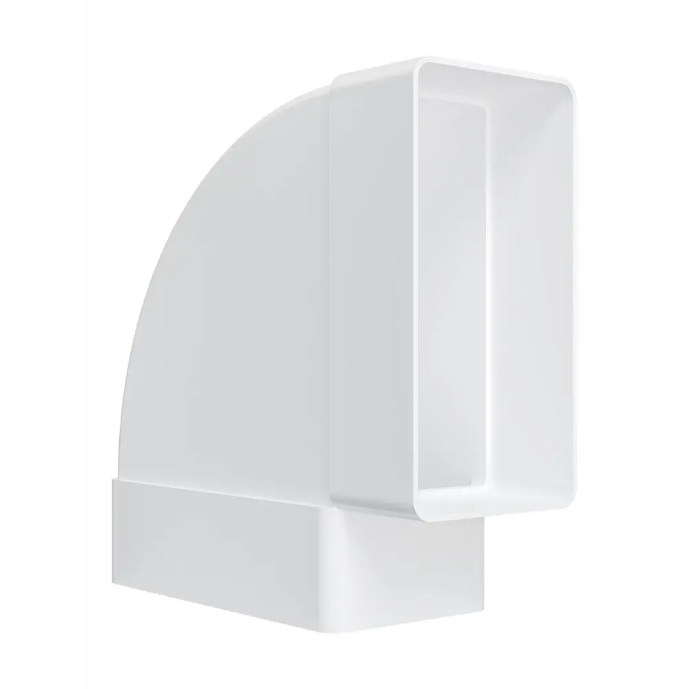 Колено горизонтальное Fonet 55x110 мм 90 градусов пластик STLM-2028219 - Вид №2