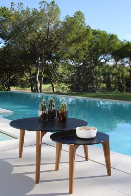 Royal Botania Низкий круглый мраморный садовый столик sun-id-1484650 - Вид №2