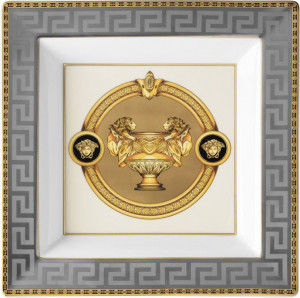 10582029 Rosenthal Versace Блюдо квадратное Rosenthal Versace Престиж Гала 22см, фарфор Фарфор
