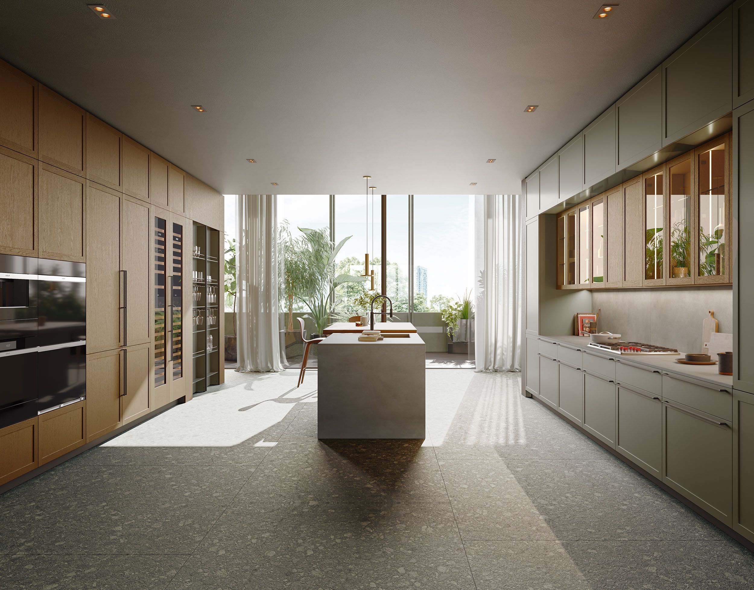 Кухня с островом Copatlife Life Projects ARCH-00043220 - Вид №7