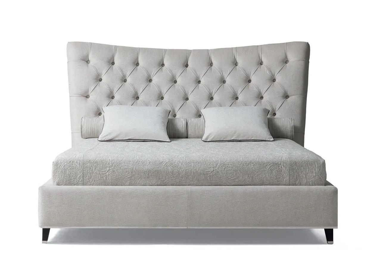 Двуспальная кровать из ткани с капитонным изголовьем OPERA CONTEMPORARY BERENICE ARCH-00143779