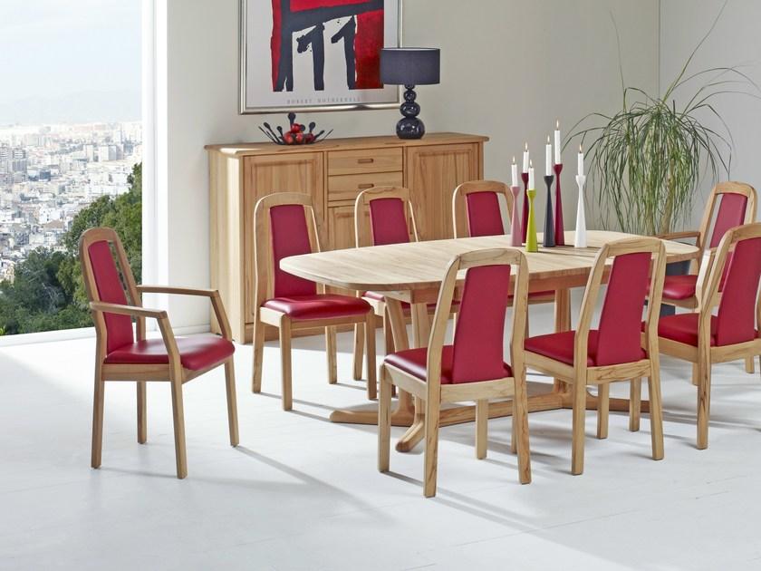 Деревянный стул с подлокотниками  1589ak Santreyd  - Вид №1