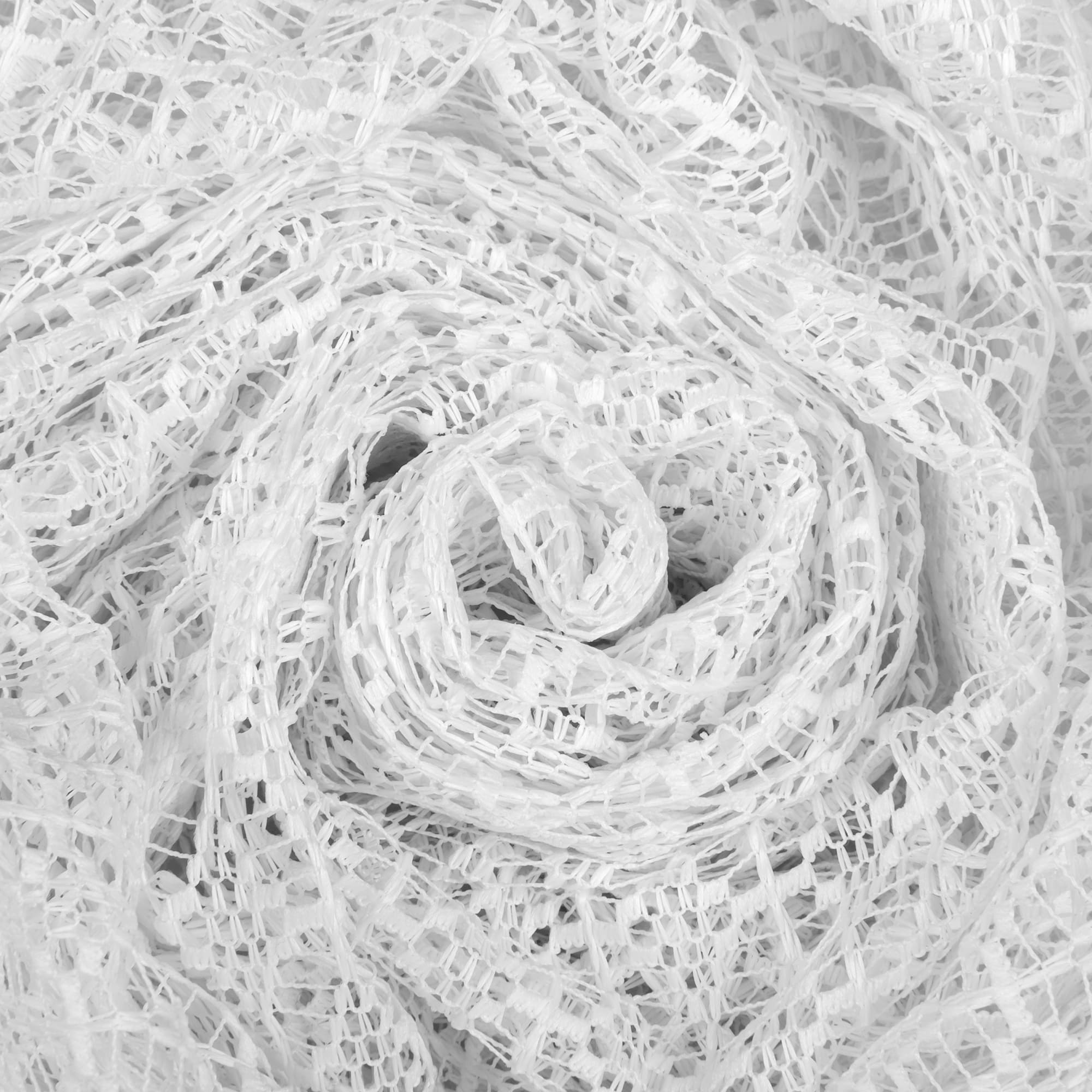 81966528 Тюль 1 п/м, жаккард, 200 см, цвет белый Santreyd 