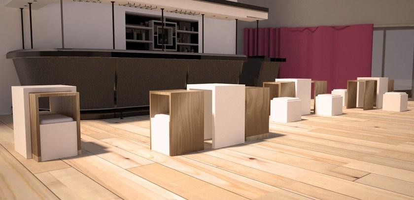 Zuri Design Низкий модульный журнальный столик для гостиной  01200  - Вид №3