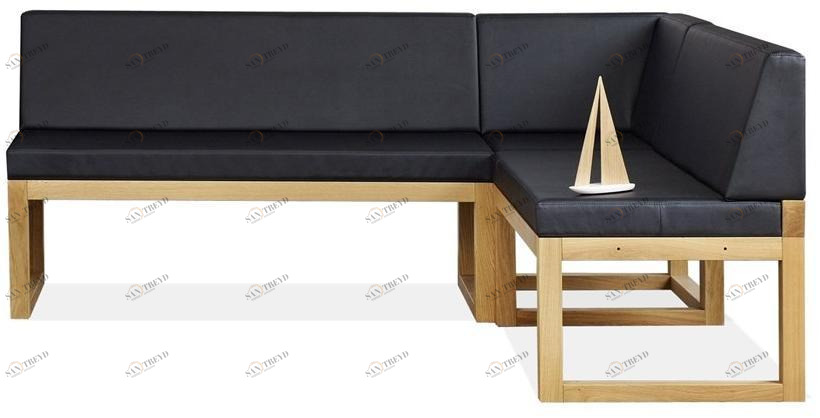 TON Модульная кожаная скамейка со спинкой, обитая sun-id-1476006