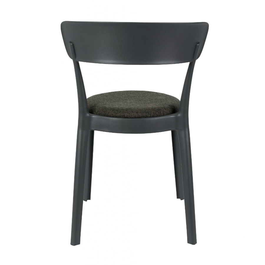 Стул Hoppe Comfy, темно-серый White Label Living 1100352 - Вид №6