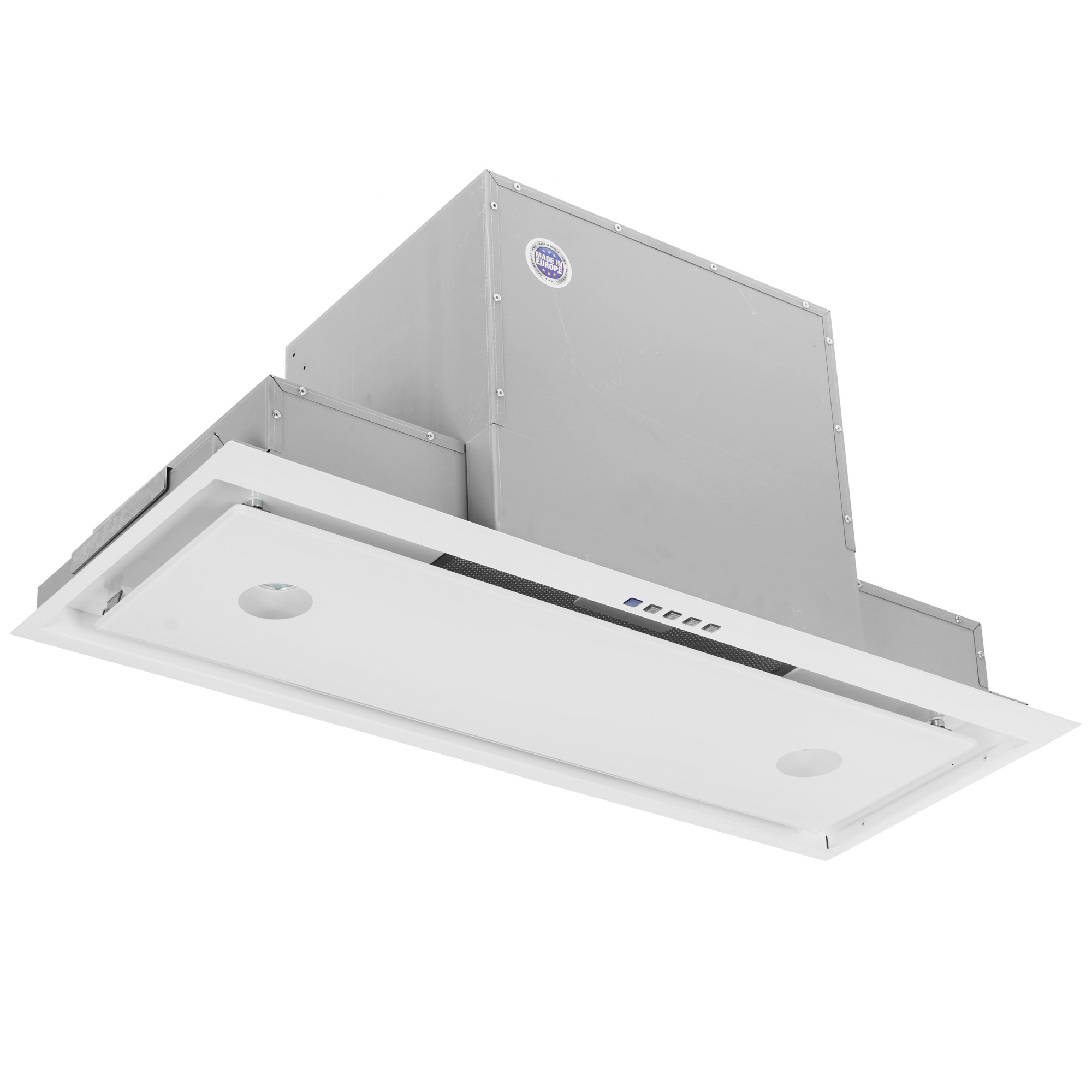 5354583 Вытяжка полновстраиваемая Akpo WK-10 Neva glass серебристый/белый STDN-0031585