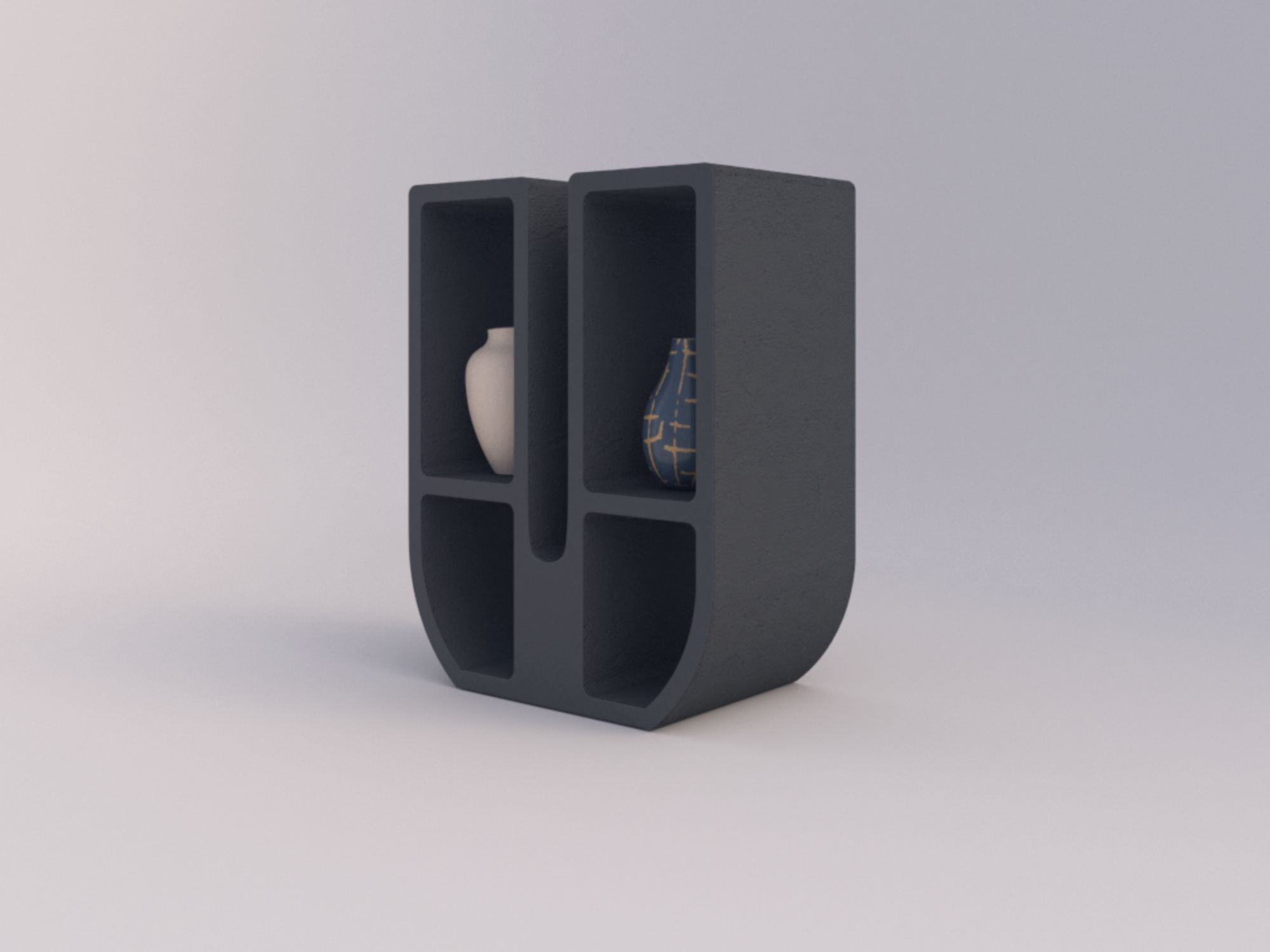 Мебель контейнеры в бетонной конструкции Voltan 555 ARCH-00021949 - Вид №140