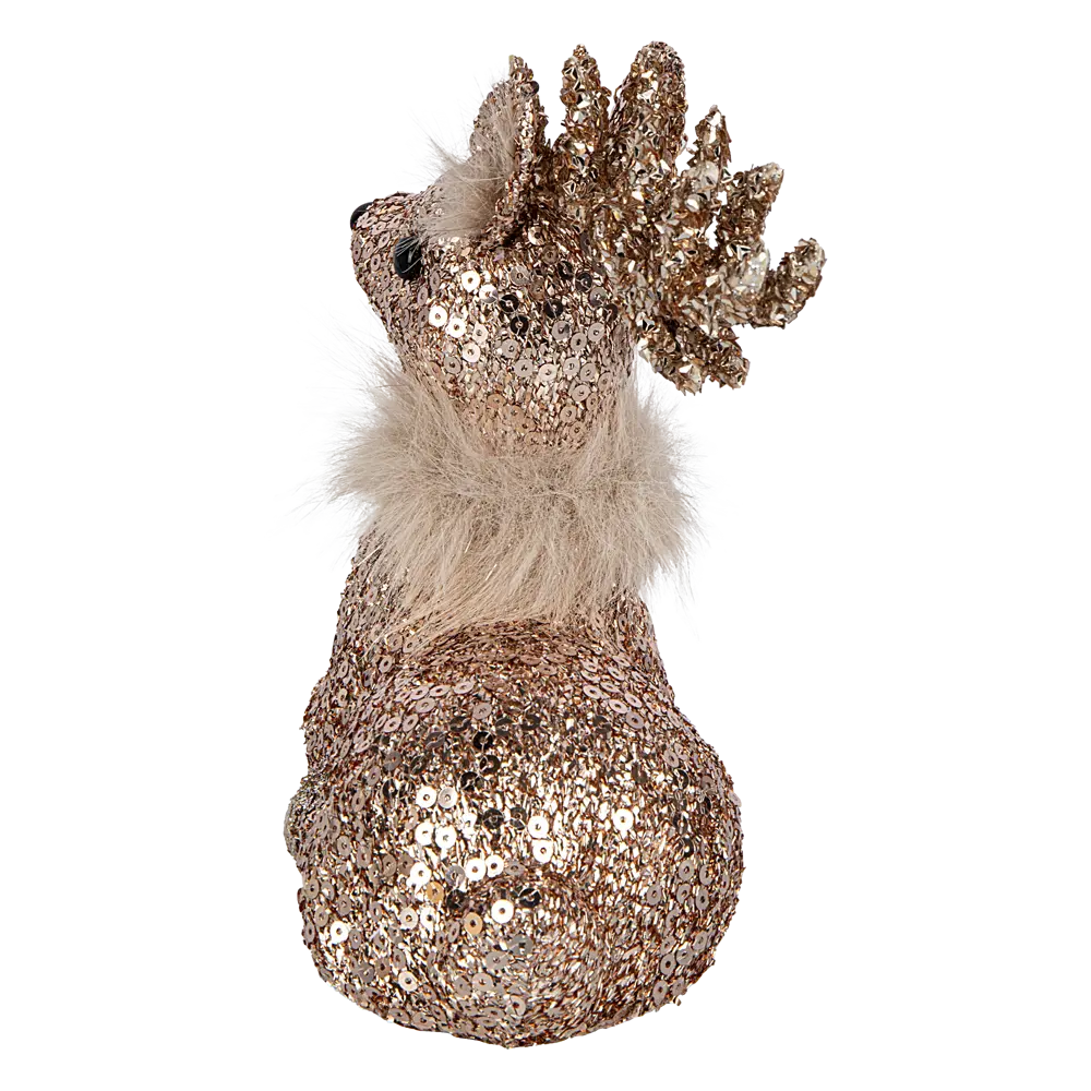 89368050 Декоративная фигура Олень 20x13 см шампань STLM-1336306 Santreyd Christmas - Вид №4