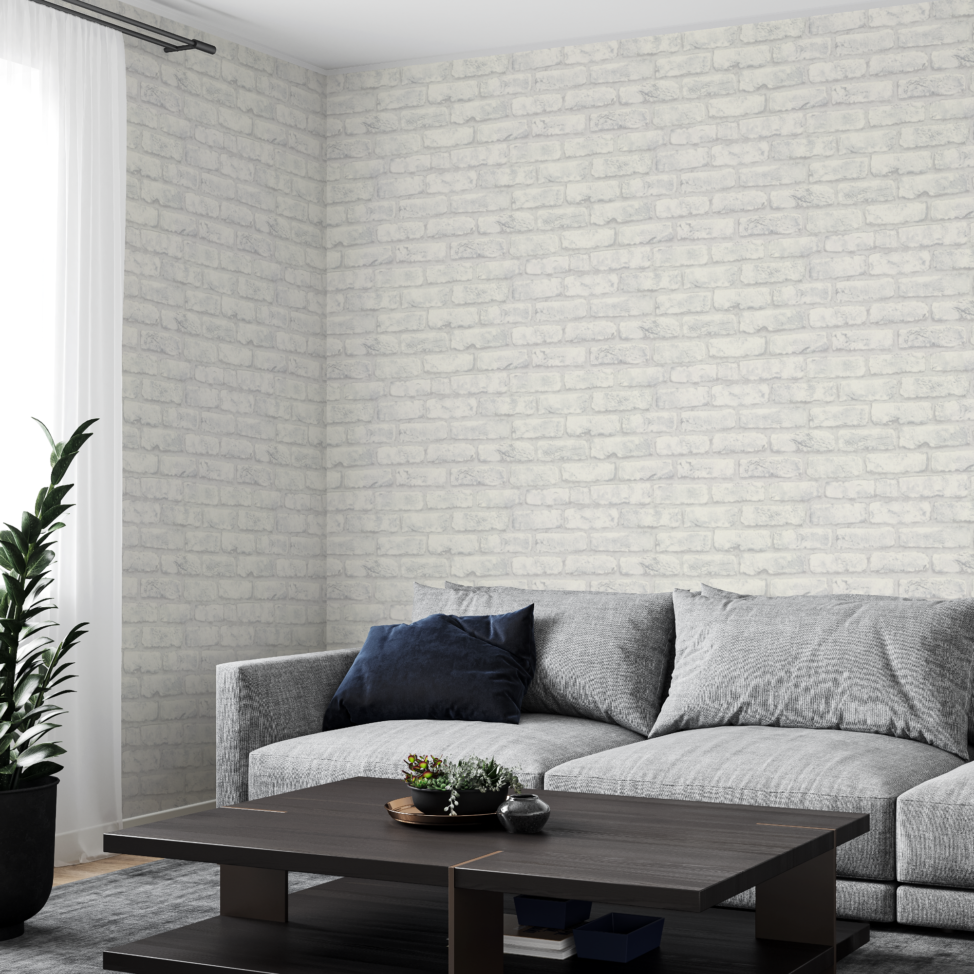 ПАЛИТРА Fort - флизелиновые обои белые структурные для гостиной 85570627 STLM-0063961 - Вид №3