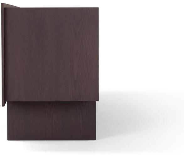 AMURA Комод деревянный с распашными дверцами, обтянутый кожей Sistema parere 2 sun-id-1347689 - Вид №4