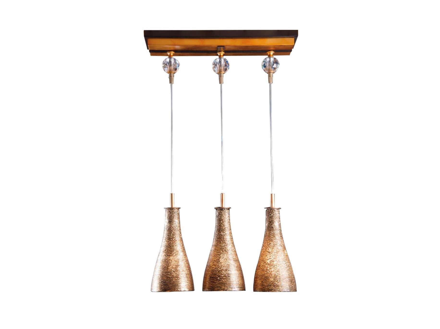 Стеклянный светодиодный подвесной светильник Lampex Italiana Glass ARCH-00137922 - Вид №1