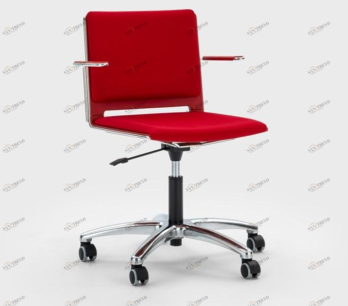 Viganò Офисное кресло из ткани с 5 спицами на колесиках Daisy sun-id-1355447