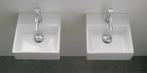 8036 Подвесная раковина настенная овальная Scarabeo Ceramiche  белая