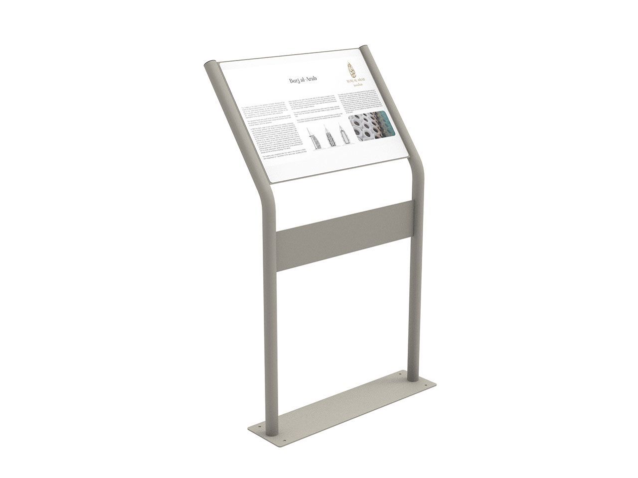 Оцинкованная сталь общественное пространство пюпитр Lazzari FERRARA ARCH-00132169 - Вид №5