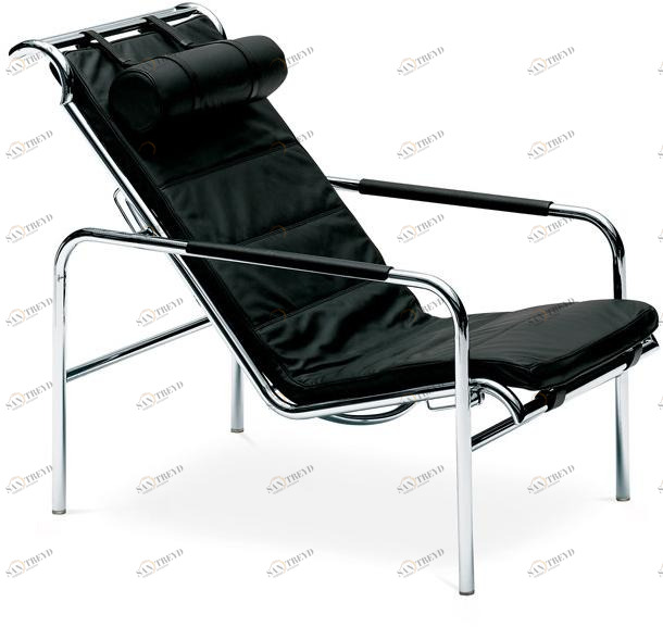 Zanotta Мягкое кожаное кресло для отдыха sun-id-1407696