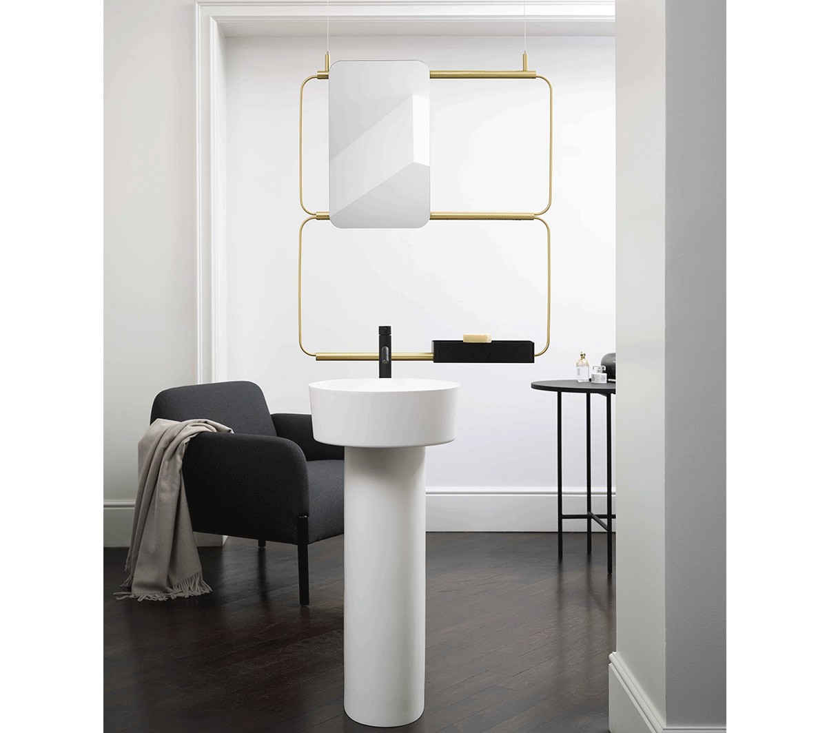 Ex.T Nudo Подвесная или настенная модульная система nudo-ottone_5 - Вид №6