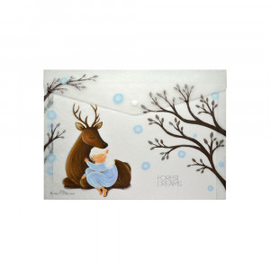 14-036/04 А4 Папка - конверт на кнопке "FOREST DREAM" Bruno Visconti