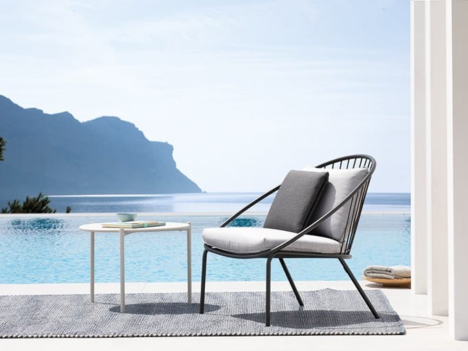 Металлический садовый стул с подлокотниками Vermobil Aria ARCH-00055626 - Вид №1