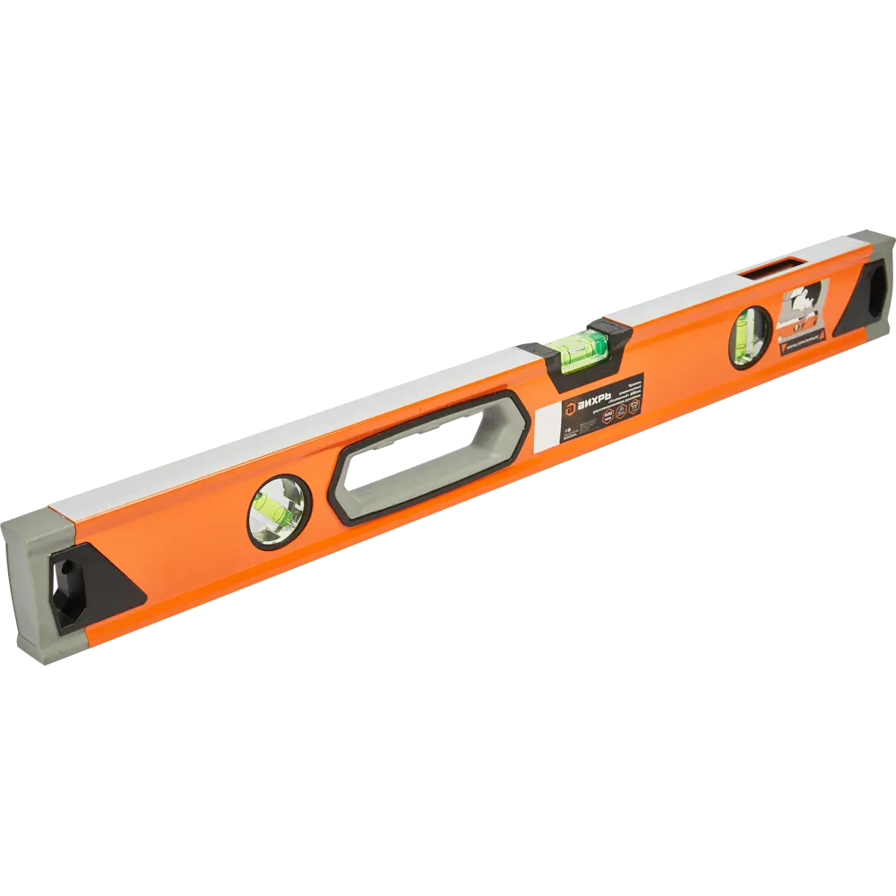 ВИХРЬ Усиленный алюминиевый уровень 600 мм с магнитной системой и зеркальным отражателем 85582847 STLM-0064240