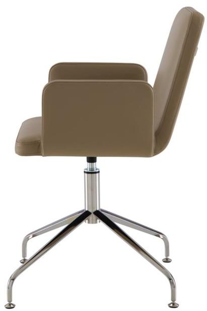 Ligne Roset Вращающееся кресло из ткани с 4 спицами и подлокотниками Vik 10261181 - Вид №2