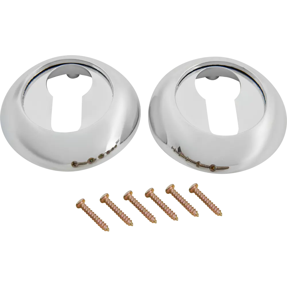 Накладка защитная PUNTO для цилиндрового механизма 53,5×53,5 мм хром 85282367 STLM-0060776 - Вид №1