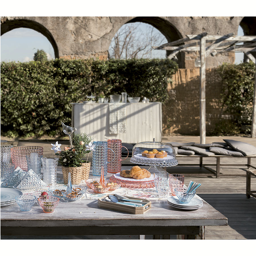 19950092 Блюдо сервировочное с крышкой tiffany, D35 см, серое Guzzini  - Вид №2