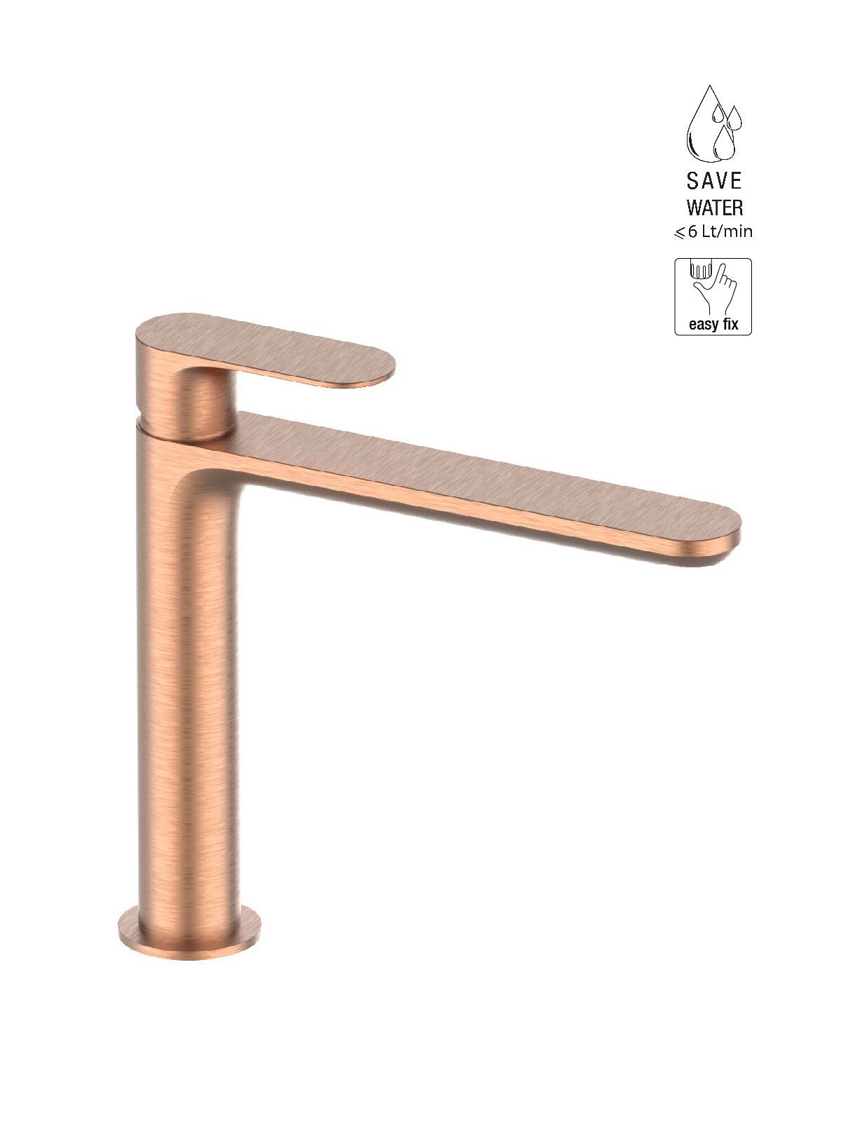 Смеситель для раковины с одним отверстием без слива Rubinetterie Frattini Lea ARCH-00148835 - Вид №7