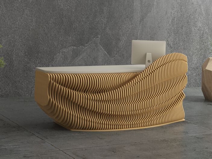 Стойка регистрации из фанеры MYWOODREAM VERTEX ARCH-00093250 - Вид №1