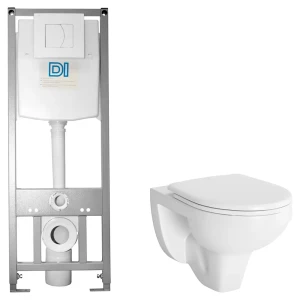 Комплект инсталляции Di с ободковым унитазом Damixa Jupiter