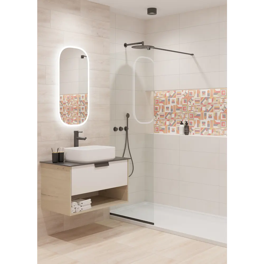 Плитка настенная LB Ceramics Юген Линдберг 20x60 см 0.84 м² матовая цвет зеленый 87023031 STLM-2162538 - Вид №6