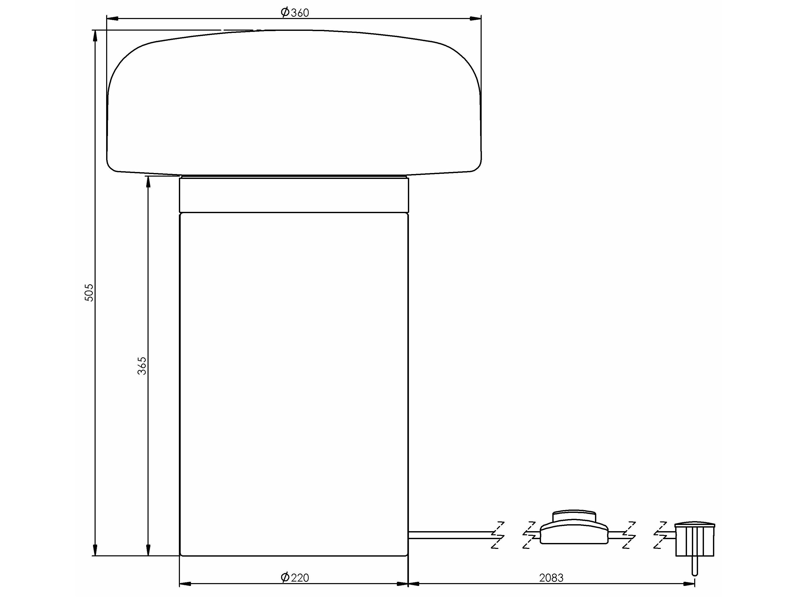 Светодиодный торшер из дерева и стекла Ifö Electric торжественный ARCH-00064760 - Вид №1