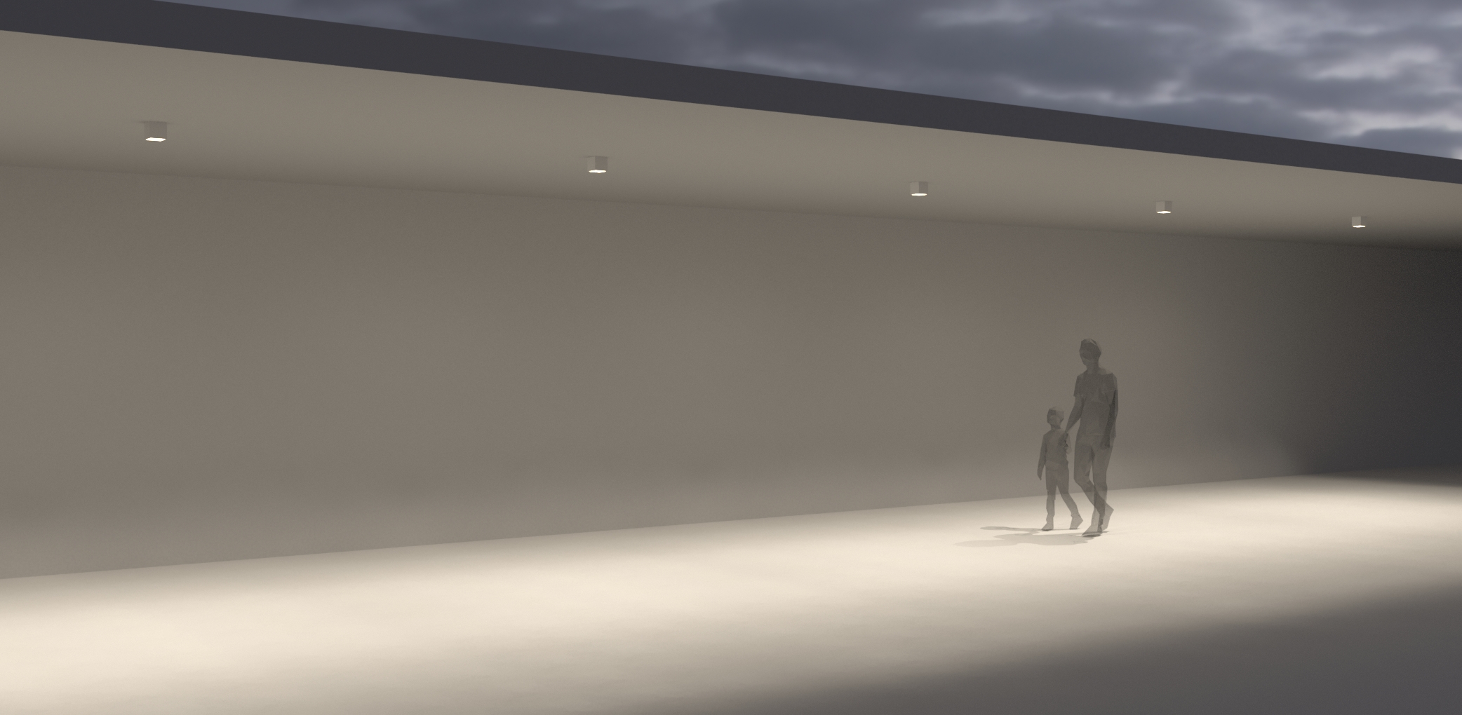 1010615 Потолочный светильник Platek MINI ONE Plafone  MINI ONE Bollard - 1 LED 3000K 76°  - Вид №3