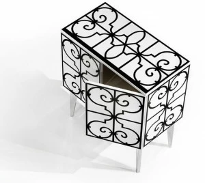 Mobi Буфет из лакированной древесины с распашными дверцами Granada