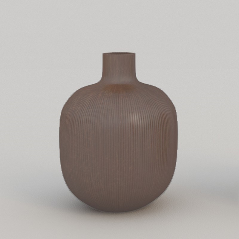 Q106/5RX32 Ребристые тоб и шикарные вазы Adriani e Rossi Медь  - Вид №10