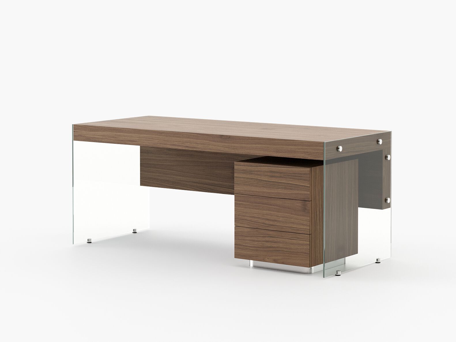 Прямоугольный стол из дерева и стекла Laskasas Essence ARCH-00144173 - Вид №7