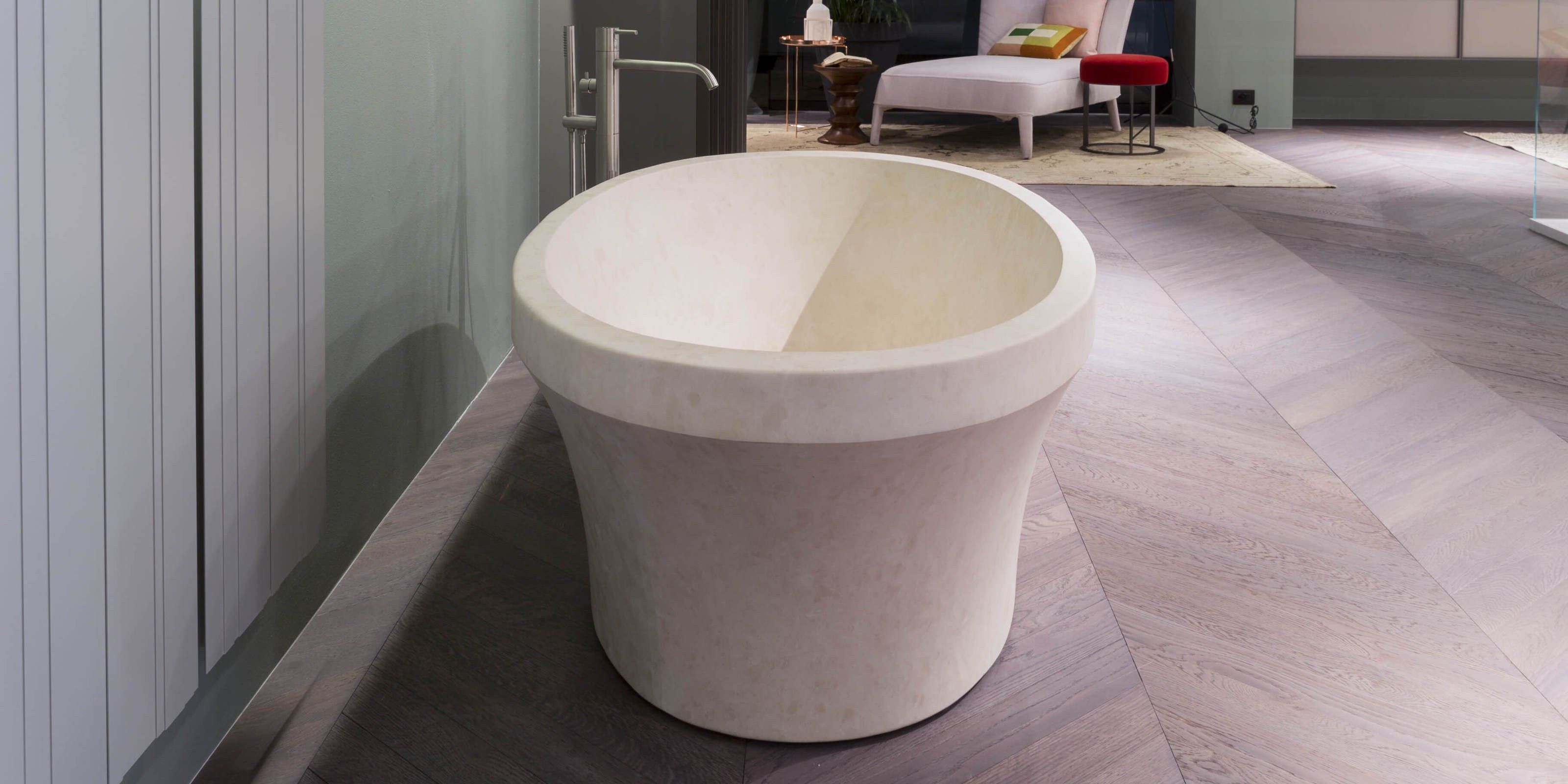 Овальная ванна из натурального камня Antoniolupi EPOQUE ARCH-00058893 - Вид №1