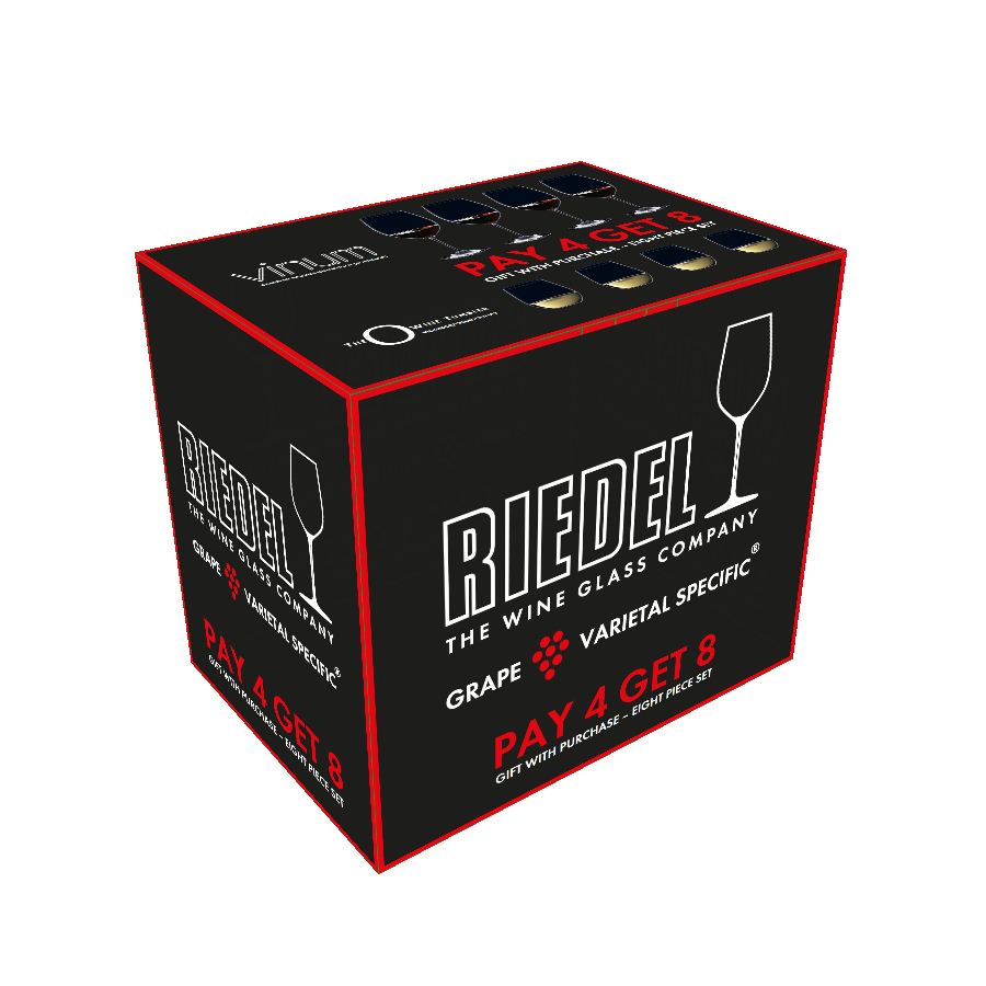 Набор Vinum Bordeaux, 8 шт., бессвинцовый хрусталь Riedel 541659 - Вид №4