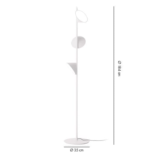 Алюминиевый светодиодный торшер AXOLIGHT Орхидея ARCH-00028764 - Вид №7