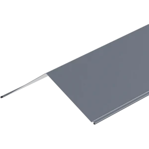 Конек 150x150x2000 мм 0.4 мм RAL 7024 темно-серый