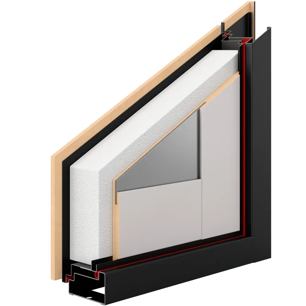 Дверь входная металлическая Волюм Скай 86x205 см левая шелк белый с зеркалом TOREX STLM-2026011 - Вид №14