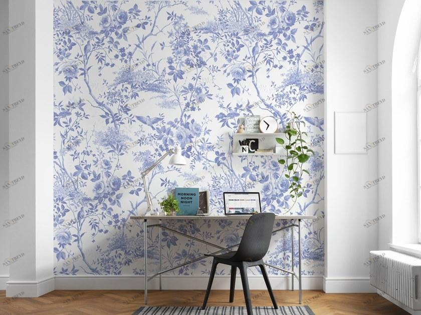 Komar Флизелиновые обои с цветочными мотивами Raw R3-034