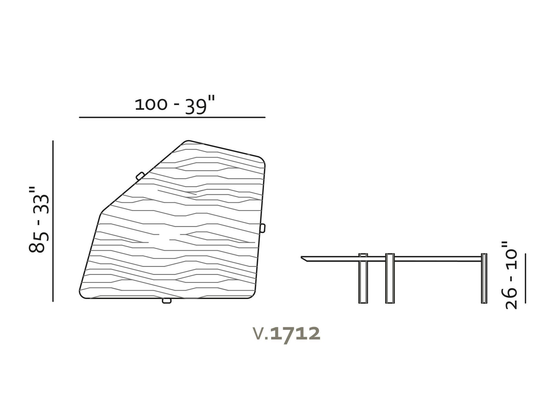 Низкий деревянный журнальный столик Max Divani Muzzle ARCH-00102934 - Вид №3