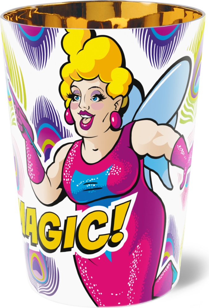 10650435 Sieger by Furstenberg Кубок для воды Sieger by Furstenberg " Глоток золота. Фея" 350мл Фарфор 