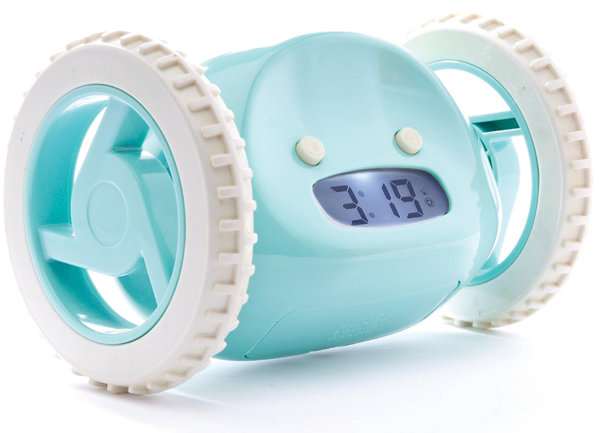 SK CLOCKY 2 Будильник с сюрпризом clocky бирюзовый Suck UK  - Вид №1