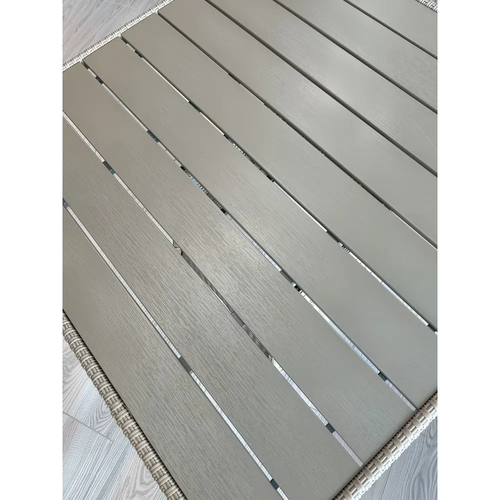 Стол обеденный Софи GS061 90x90x75 см искусственный ротанг бежевый 89385292 STLM-2114239 Santreyd - Вид №2