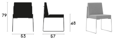 Capdell Кресло с обивкой из металла Kalida sun-id-1380488 - Вид №2