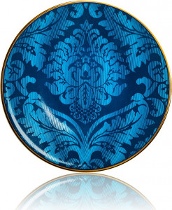 10626586 Haviland Тарелка десертная 16см "Дамасский узор" (синяя) Фарфор, Керамика