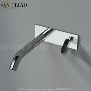 Встроенный смеситель ARUB1009TS SQUARE для раковины хромированный